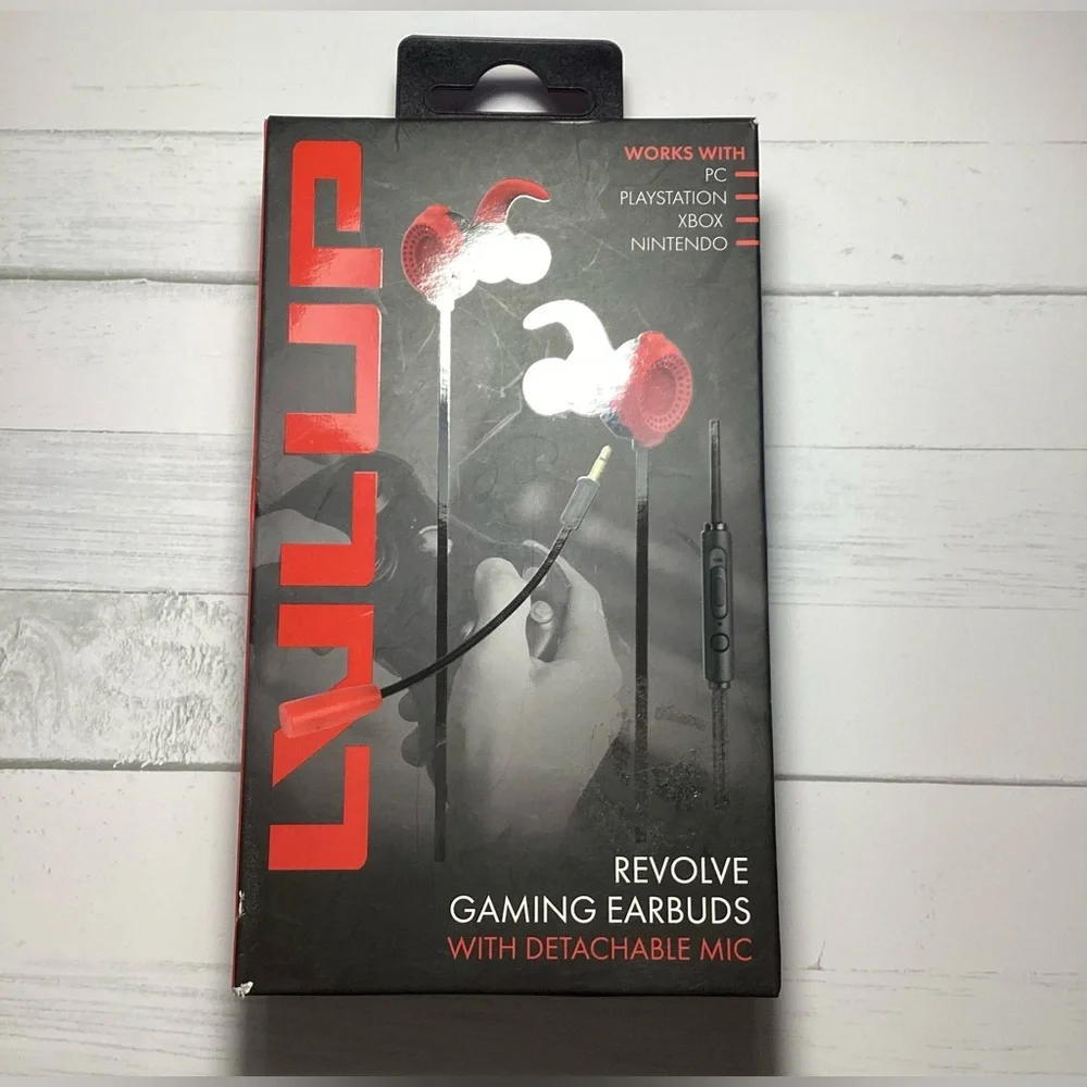 LVLUP Revolve Gaming Earbuds with Detachable Mic